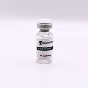 Acetic-Acid-3ml vial on white background