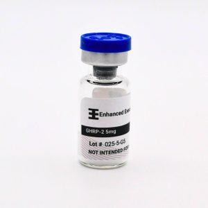 GHRP-2 5mg vial on white background