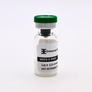MOTS-C 40mg vial on white background