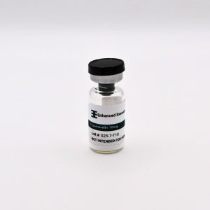 Tesamorelin 10mg vial on white background