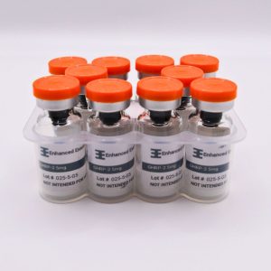 GHRP-2 5mg (10 Pack) vials on white background