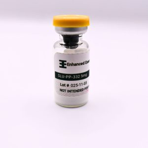 SLU PP 332 5mg vial on white background