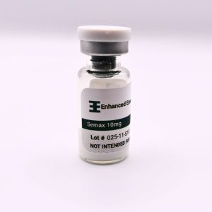Semax 10mg vial on white background