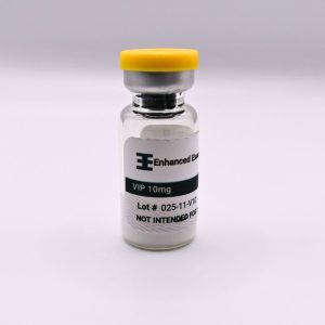 VIP Vasoactive Intestinal Peptide 10mg on vial background